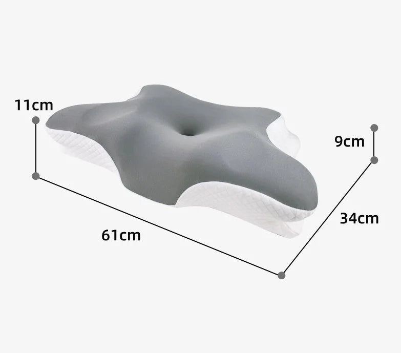 Hot Design Back & Side Sleeper Neck Support Pillows for Bed, Memory Foam Neck Cervical Orthopedic Pillow for Sleeping